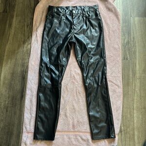 Black Leather Pants